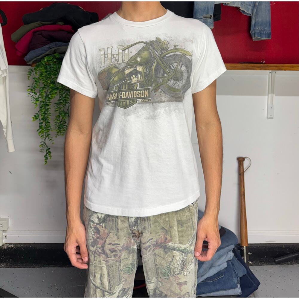 Harley Davidson vintage style motorcycle tee